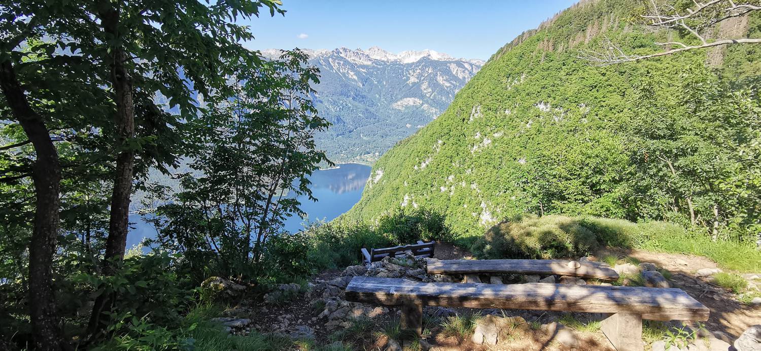 Parkirišče na Vorančkovci (Stara Fužina) - Razgledišče Vogar slika 33