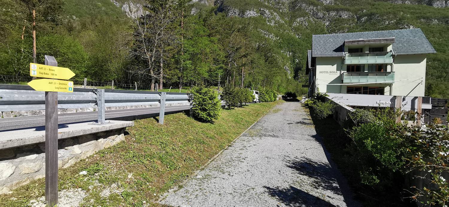Podklopca (Hotel Boka) - Razgledna točka Slap Boka slika 2